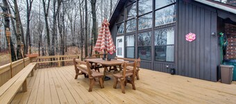 Fire Pit + Community Perks: Gouldsboro Cabin!