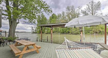 Waterfront Indian Lake House: Deck + Private Dock!