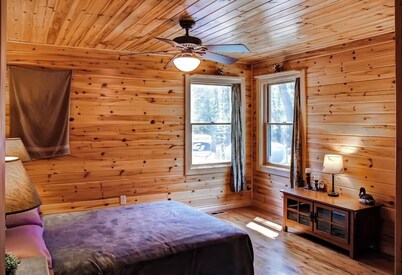 Lakefront Cabin w/ Private Deck, Dock & Fire Pit!