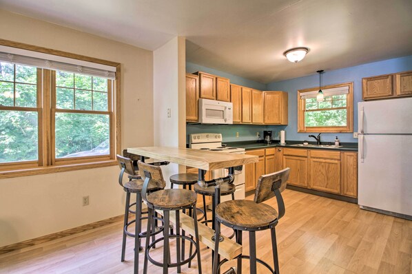 House (3 Bedrooms) | Interior - Waterfront Leech Lake Cabin: Dock, Fire Pit, Deck (Cass Lake)