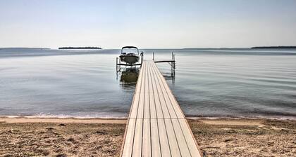 Waterfront Leech Lake Cabin w/ Dock, Fire Pit