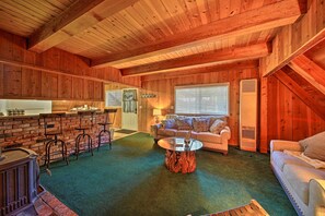 House (3 Bedrooms) | Interior - Hike & Fish, < 1 Mi to Trinity Lake: Rustic Cabin! (Trinity Center)