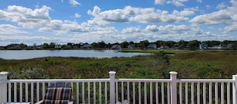 Waterfront Home w/ Large Deck & Dock on Narrow Bay