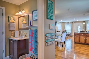 Interior - Waterfront Home w/ Large Deck & Dock on Narrow Bay (Mastic Beach)