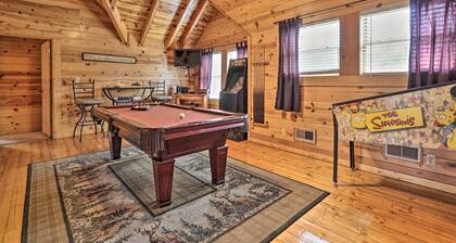 Pigeon Forge Cabin w/ Games, 1 Mi to Parkway!