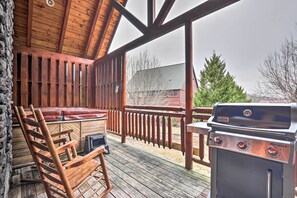 House (2 Bedrooms) | Front of property - Pigeon Forge Cabin w/ Games, 1 Mi to Parkway! (Pigeon Forge)