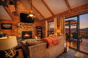 Interior - Hot Tub, Mtn Views & Fire Pit: Almond Family Cabin (Almond)