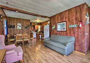 House (2 Bedrooms) | Interior - Dent Cabin on Star Lake w/ Dock, Deck, Dining (Dent)