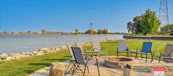 Waterfront Bay City Home w/ Dock & Boat Launch!