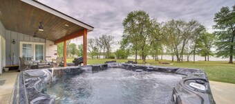 Lakefront Afton Home w/ Hot Tub & Shared Dock!