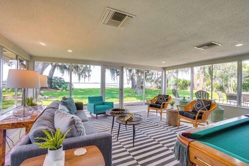 Luxe Waterfront Oasis w/ Dock - Direct Lake Access