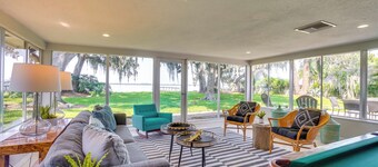 Luxe Waterfront Oasis w/ Dock - Direct Lake Access