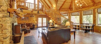 Lakeside Cabin on 2 Acres w/ Fire Pit + Hot Tub!