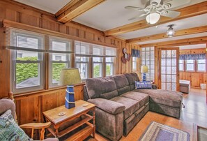 Interior - Beachfront Sebago Cottage w/ Deck + Grill! (Sebago)