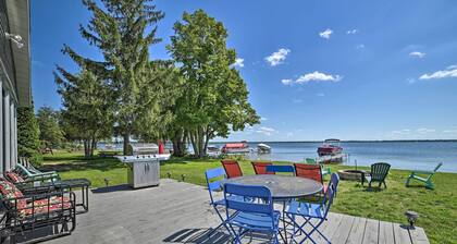 Houghton Lake House w/ Fire Pit - 2 Mi to Trails!