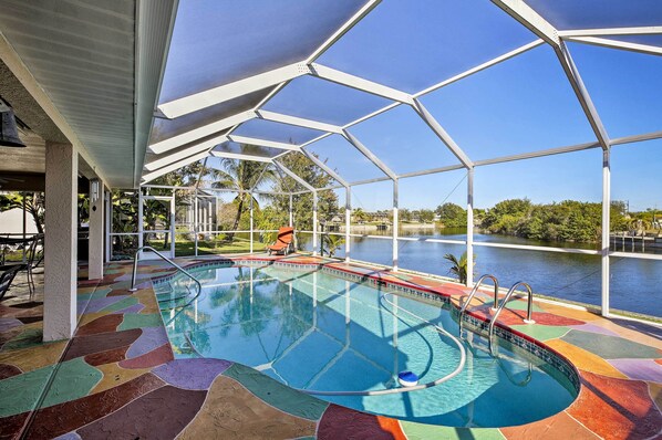 Interior - Canal-view Home w/ Lanai in Cape Coral! (Cape Coral)