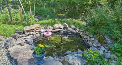Home w/ Hot Tub, Fire Pit, Koi Pond: Walk to Lake!
