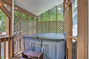 Bain à remous extérieur