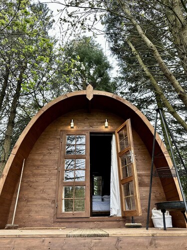 Woodland Camping pod With use of Campsite Bathroom