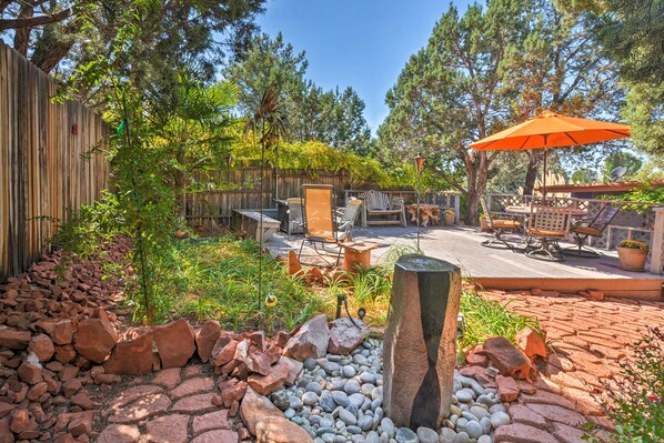House (2 Bedrooms) | Interior - Patio & Views: Peaceful Sedona Getaway! (Sedona)