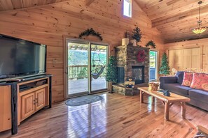 House (1 Bedroom) | Interior - Hot Tub & Loft: Mountain-view Sevierville Cabin (Sevierville)