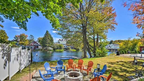Unclassified image, 1 of 43, button - Large Home w/ Private Dock, 8 Mi to Skiing (Laconia)