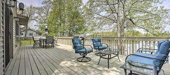 Pet-friendly Grass Lake Retreat w/ Game Room!