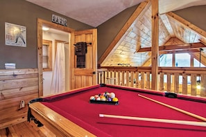 Interior - 'breathtaking View' Cabin w/ Game Room & Hot Tub! (Gatlinburg)