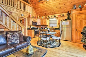 Interior - 'breathtaking View' Cabin w/ Game Room & Hot Tub! (Gatlinburg)