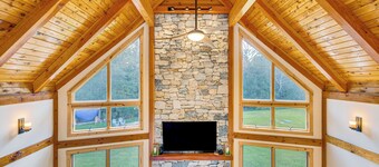 Spacious & Secluded Forksville Home: Fire Pit
