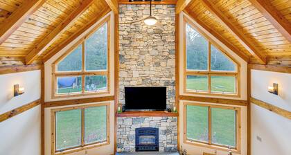 Spacious & Secluded Forksville Home: Fire Pit