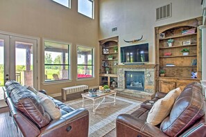 House (6 Bedrooms) | Interior - Home w/ Game Room & Fireplace: 14 Mi to Mckinney! (Blue Ridge)