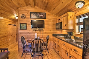 Interior - Rural Cabin Hideaway w/ Fire Pit & Mtn Views! (Parsons)