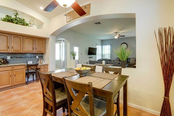 House (5 Bedrooms) | Private kitchen | Microwave, oven, stovetop, dishwasher