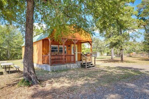 House (1 Bedroom) | Interior - Plantersville Cabin on 50 Acres w/ Pond & Fire Pit (Plantersville)