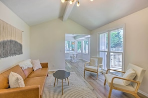 House (3 Bedrooms) | Interior - Modern Boho Gem: Yard + 10 Mi to Baxter Arena (Omaha)