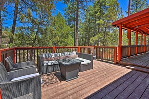 House (3 Bedrooms) | Front of property - Cabin in Tonto National Forest: Deck & Views! (Pine)