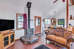 Interior - Authentic North Fork Cabin w/ Dock & Private Deck! (North Fork)