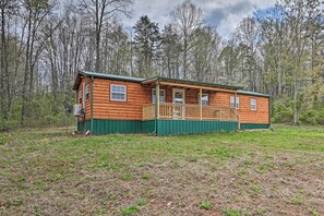 Front of property - Cozy Bidwell Cabin w/ Deck: Trail & Creek Access! (Bidwell)