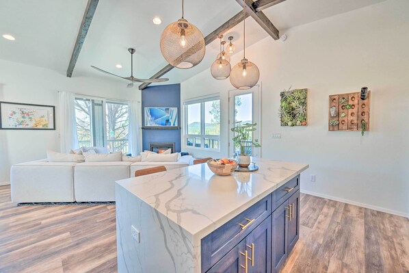 House (3 Bedrooms) | Interior - Mtn Views & Gas Fire Pit: Luxe Pine Escape! (Pine)