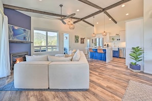 House (3 Bedrooms) | Front of property - Mtn Views & Gas Fire Pit: Luxe Pine Escape! (Pine)