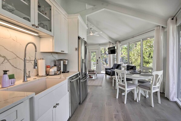 House (2 Bedrooms) | Interior - Walk to Harbour Town: Airy Treehouse w/ Bikes (Hilton Head Island)