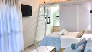 2 slaapkamers, een strijkplank/strijkijzer, internet, beddengoed
