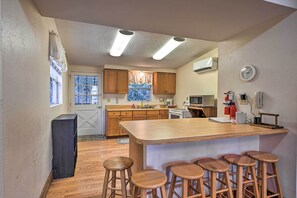 Private kitchen - Secluded Bryson City Home w/ Deck, Steps to Creek! (Bryson City)