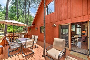 House (2 Bedrooms) | Interior - Relax Fireside! Peaceful Forest Haven in Prescott (Prescott)