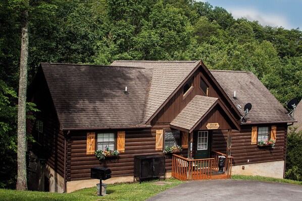 House (2 Bedrooms) | Front of property - Idyllic Cabin w/ Hot Tub < 2 Mi to Dollywood! (Sevierville)