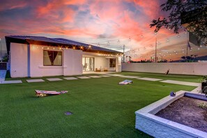 House (3 Bedrooms) | Interior - Putting Green & Gazebo: Upscale Peoria Home (Peoria)