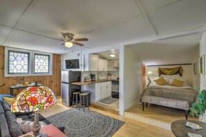 Apartment (0 Bedroom) | Interior - Guest Cottage on 1 Acre: 20 Mins to Asheville! (Black Mountain)