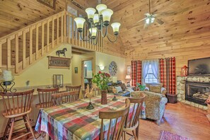 House (3 Bedrooms) | Interior - Resort Cabin w/ Fire Pit: Golf, Hike and Play! (Rothbury)