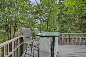 Terrace/patio - Serene Long Pond Home w/ Game Room & Beach Access! (Long Pond)
